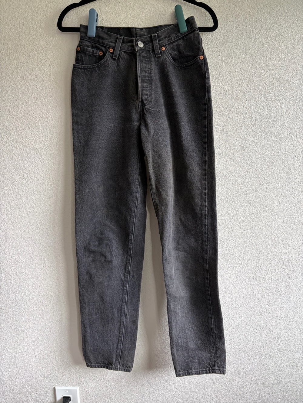 Women’s Vintage 1992 501 Straight Black Jeans
